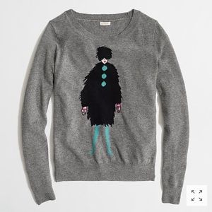 J. Crew Intarsia French Lady Sweater